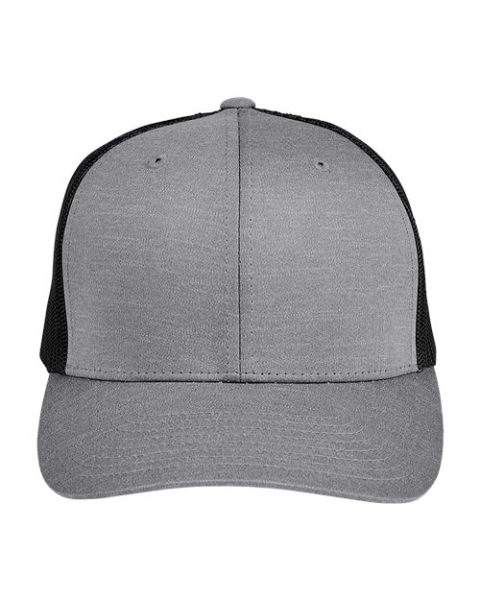 Team 365 - Youth Zone Sonic Heather Trucker Cap - TT802Y