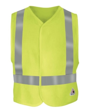Bulwark - Men's Men's Hi-Visibility Flame-Resistant Safety Vest - VMV4HV