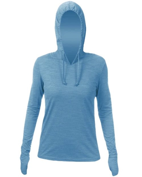 ANETIK - Women's Breeze Tech Hooded Long Sleeve T-Shirt - WSBRZH0